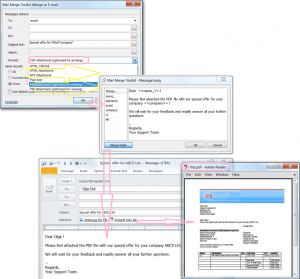 Pdf Attachments And Message Body Text In Mail Merge Toolkit For Outlook