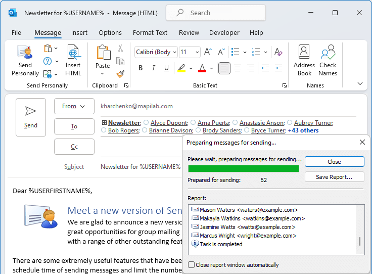 Start using Outlook add-in in one click