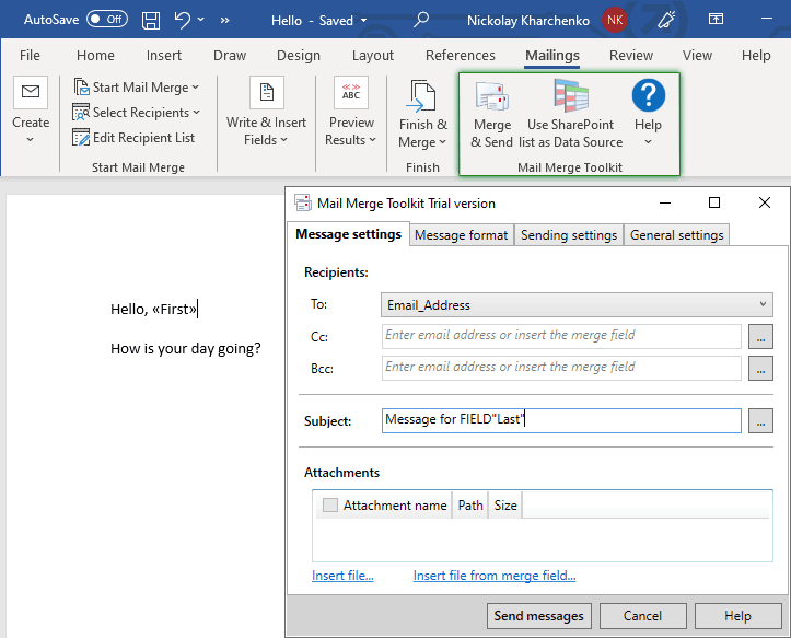 Mailing with Outlook How to hide mail recipients MAPILab blog