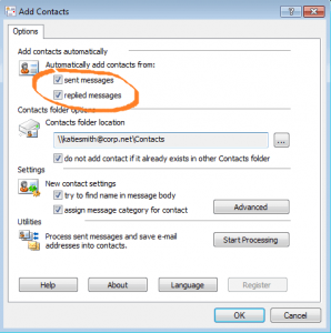 How to create Outlook contacts automatically when sending or replying ...