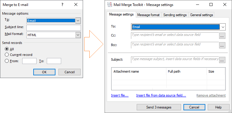 make mail merge skip blank fields in word for mac