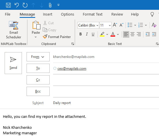 How to see scheduled emails in Outlook